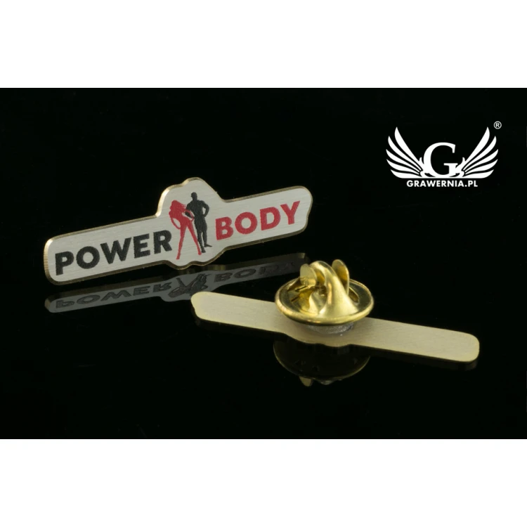 Pinsy metalowe z Twoim logo - wym. 36x10,7mm - druk UV - PS026