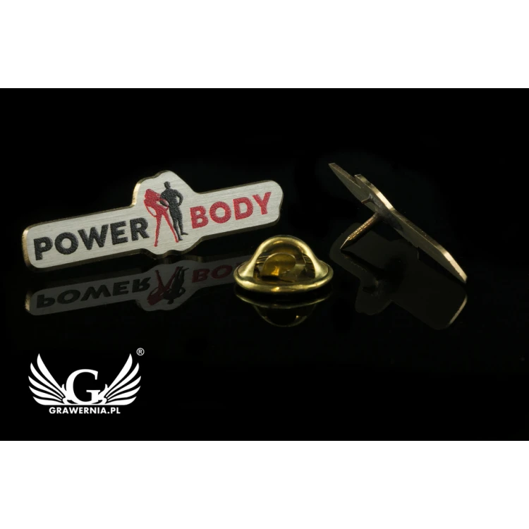 Pinsy metalowe z Twoim logo - wym. 36x10,7mm - druk UV - PS026