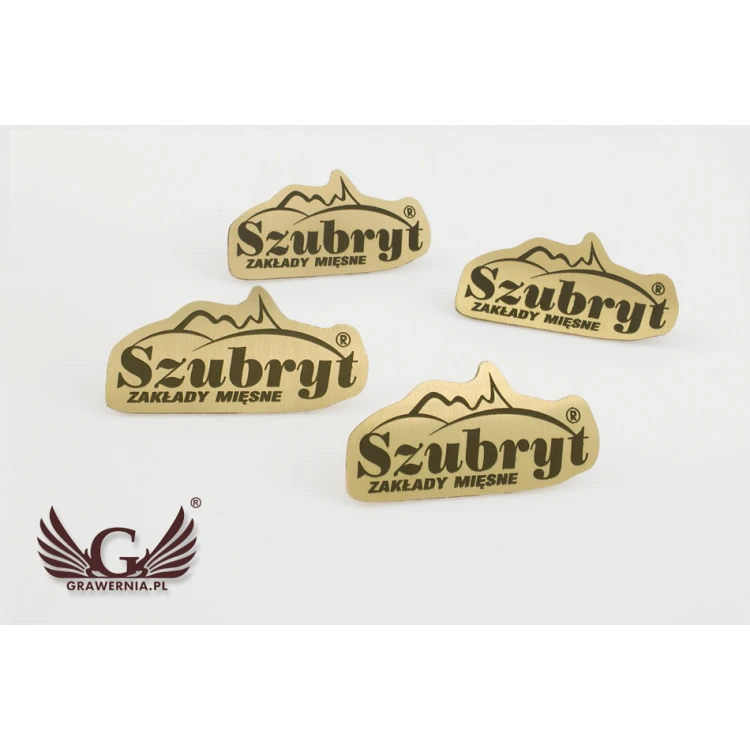 Pinsy metalowe z Twoim logo - wymiary: 32x15,5mm - grawer lub druk UV - PS029