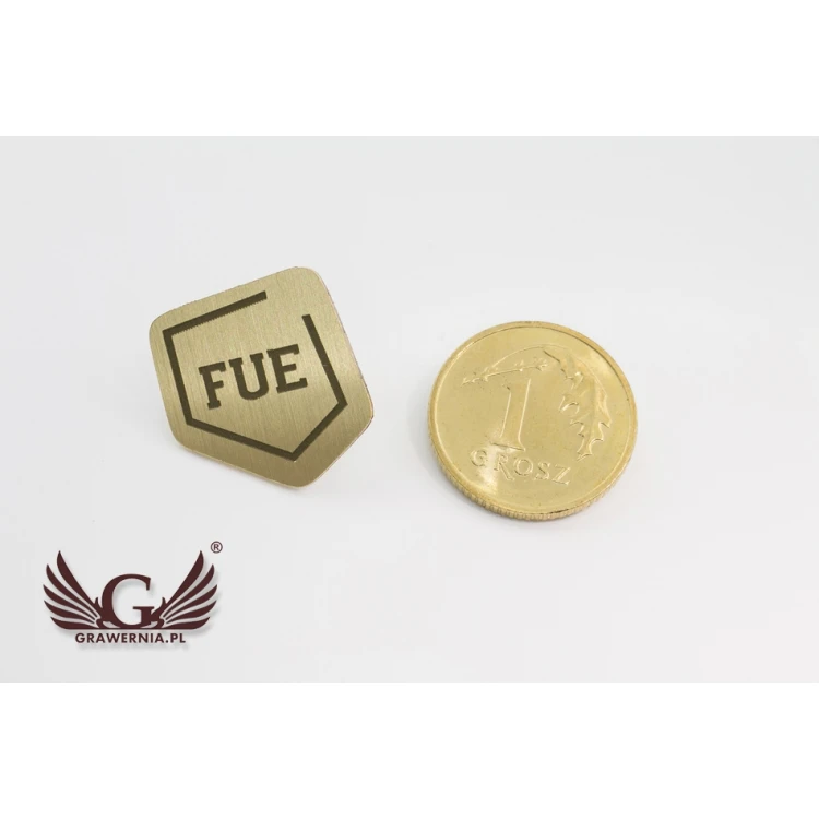 Pinsy metalowe z Twoim logo - wym. 15x15mm - PS030