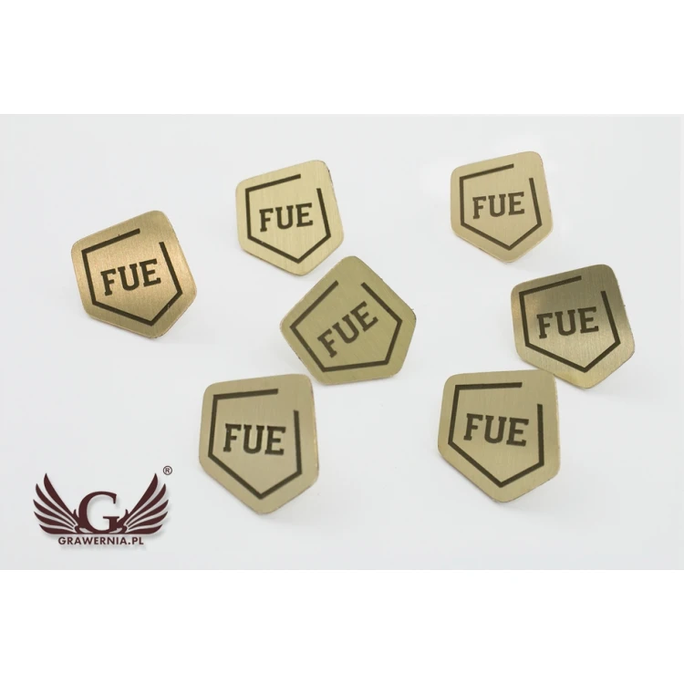 Pinsy metalowe z Twoim logo - wym. 15x15mm - PS030