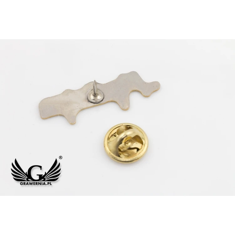 Pinsy metalowe z Twoim logo - wym. 34x12mm - druk UV - PS046