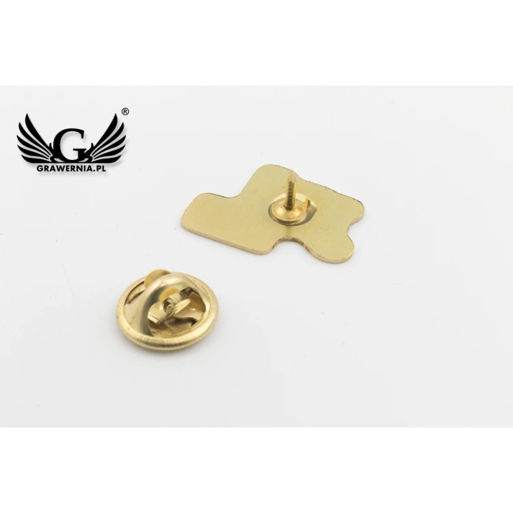 Pinsy metalowe z Twoim logo - wym. 22x16mm - druk UV - PS033