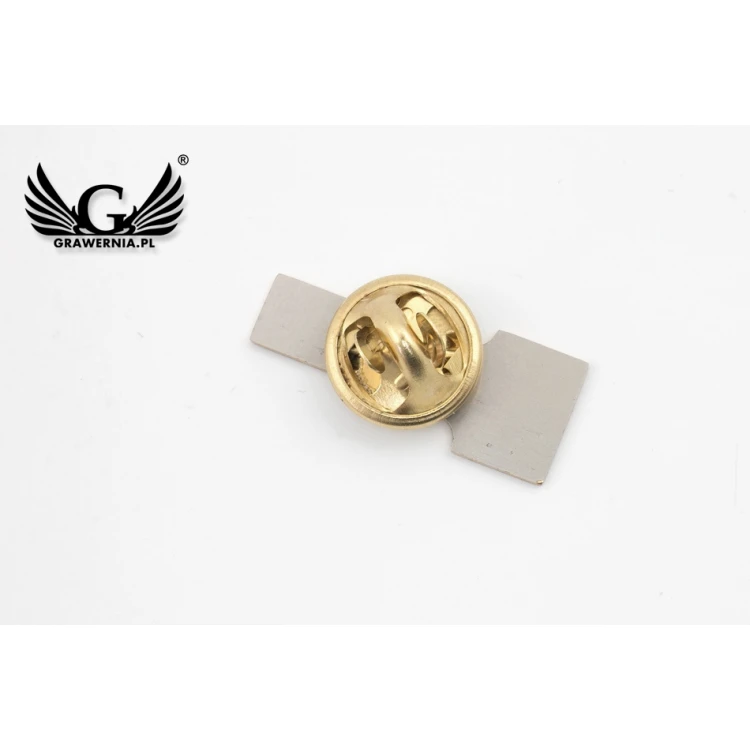 Pinsy metalowe z Twoim logo - wym. 25x10mm - druk UV - PS036