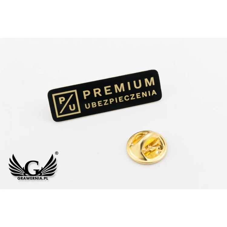 Pinsy metalowe z Twoim logo - wymiary: 35x10mm - PS037