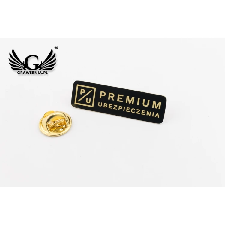 Pinsy metalowe z Twoim logo - wymiary: 35x10mm - PS037