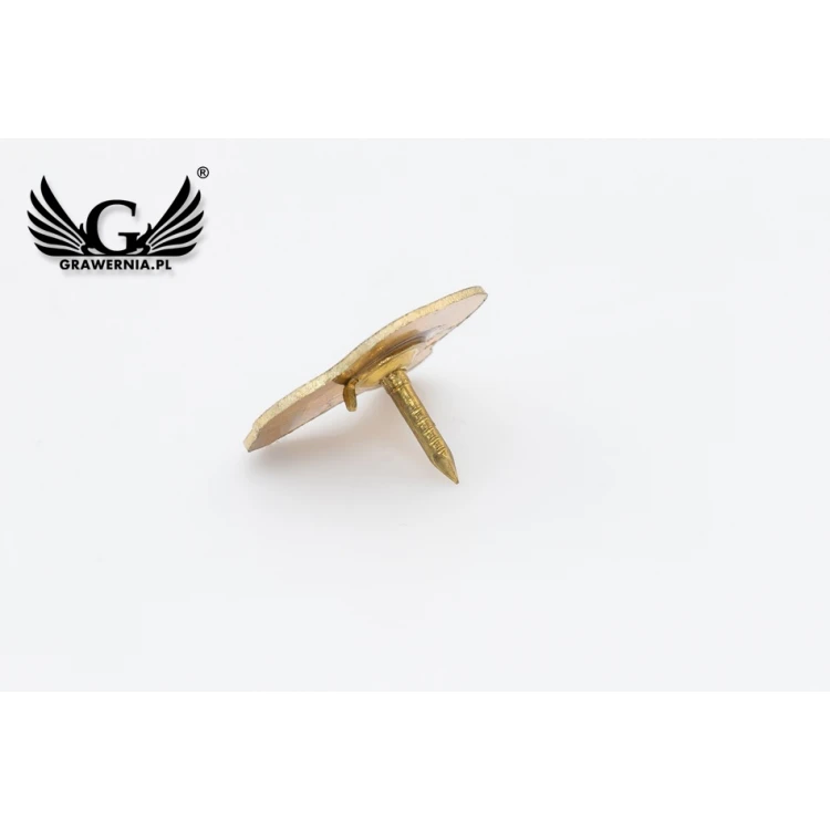Pinsy metalowe z Twoim logo - wymiary: 14x13mm - PS038