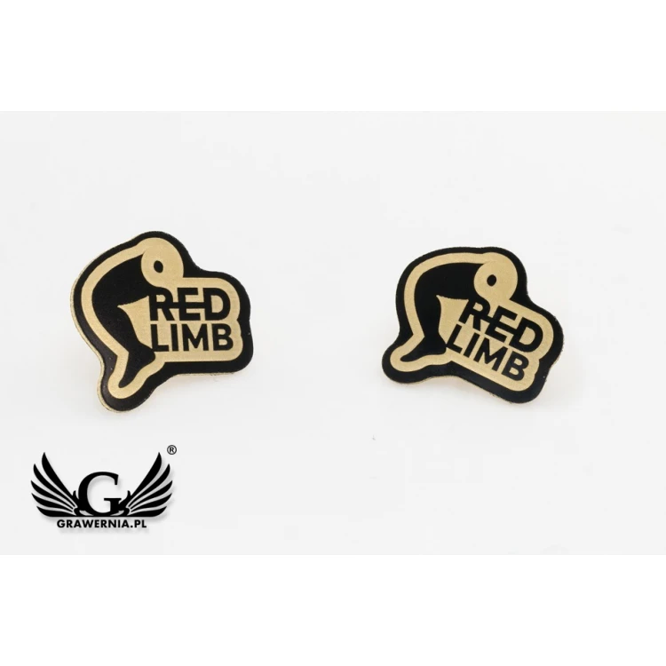 Pinsy metalowe z Twoim logo - wymiary: 14x13mm - PS038