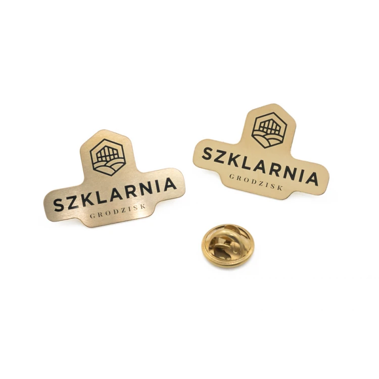 Pinsy metalowe z Twoim logo - wymiary: 33x22mm - PS043 