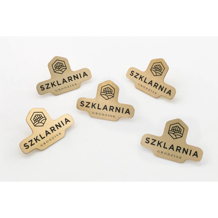 Pinsy metalowe z Twoim logo - wymiary: 33x22mm - PS043 