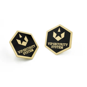 Pinsy metalowe z Twoim logo - wymiary: 22x25mm - PS028