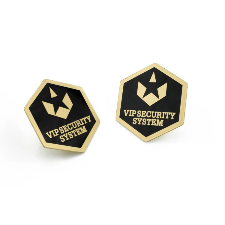 Pinsy metalowe z Twoim logo - wymiary: 22x25mm - PS028