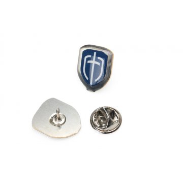 Pinsy z mosiądzu - wypukłe 3D doming - dowolne logo - PWD021