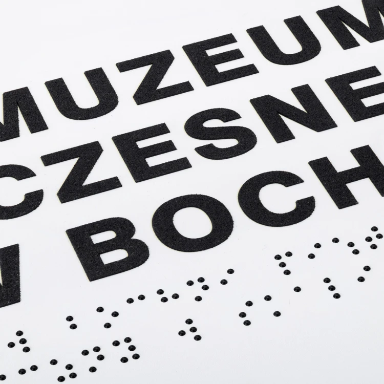 Plan tyflograficzny z pismem Braille'a - wym: 700x500mm - TAB495