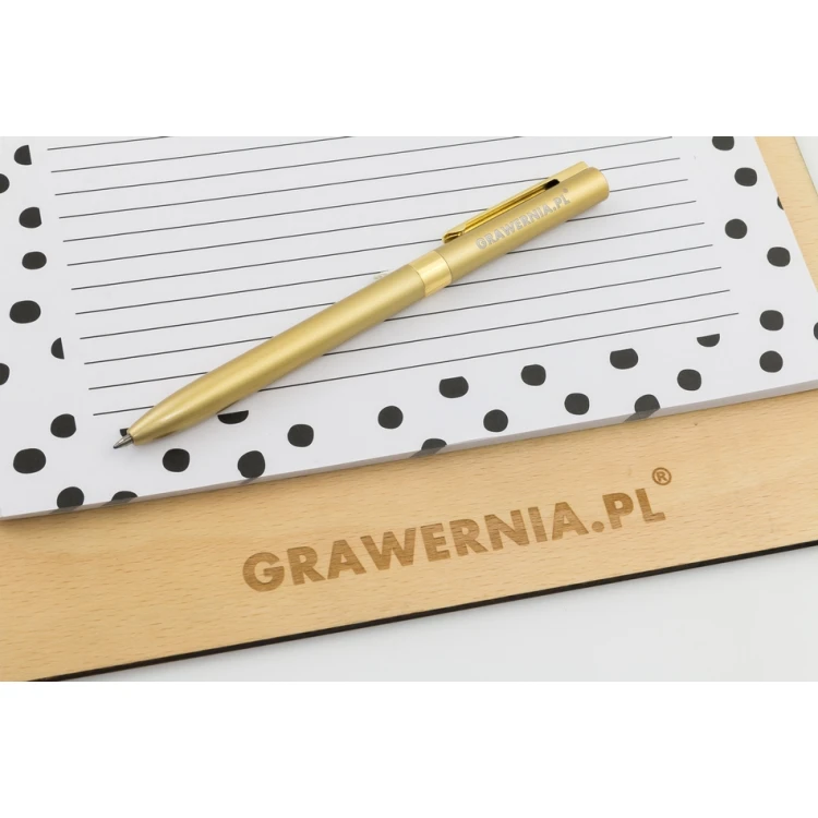 Clipboard A4 exclusive drewno brzozowe - dowolny grawer - CB001