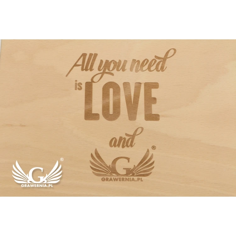 Clipboard A4 exclusive drewno brzozowe - dowolny grawer - CB001