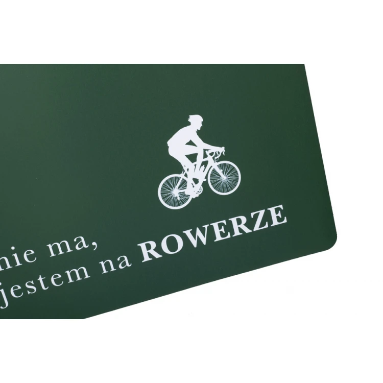 Podkładka ochronna na biurko - Jestem na rowerze - wym: 70x50cm - MOF034
