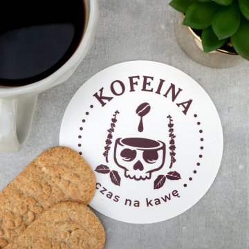 Podkładki pod kubki z dowolnym nadrukiem wym. 110x110mm - komplet 100 sztuk - PDK033