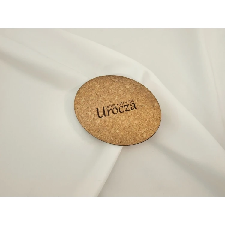 Podkładki z korka 3mm - komplet 100 szt. - grawerowane i wycinane laserem