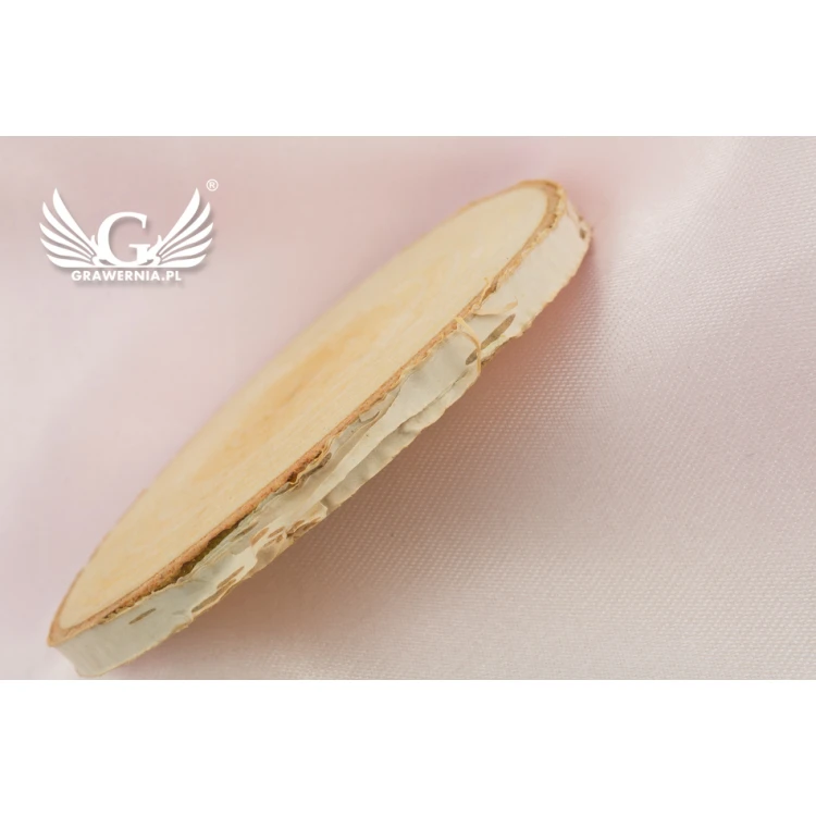Podziękowanie dla gości - plaster brzozy - PD005