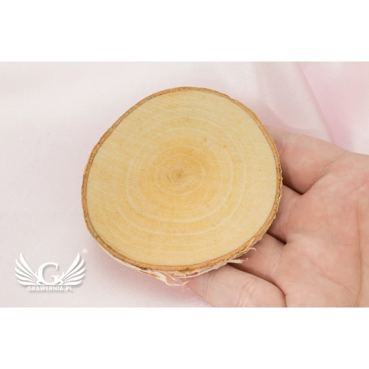 Podziękowanie dla gości - plaster brzozy - PD005