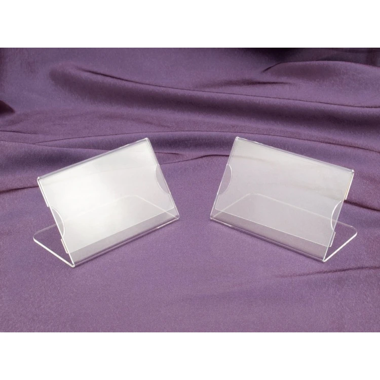 Prezenter 110x70mm z dowolną karteczką - acryl model PR005