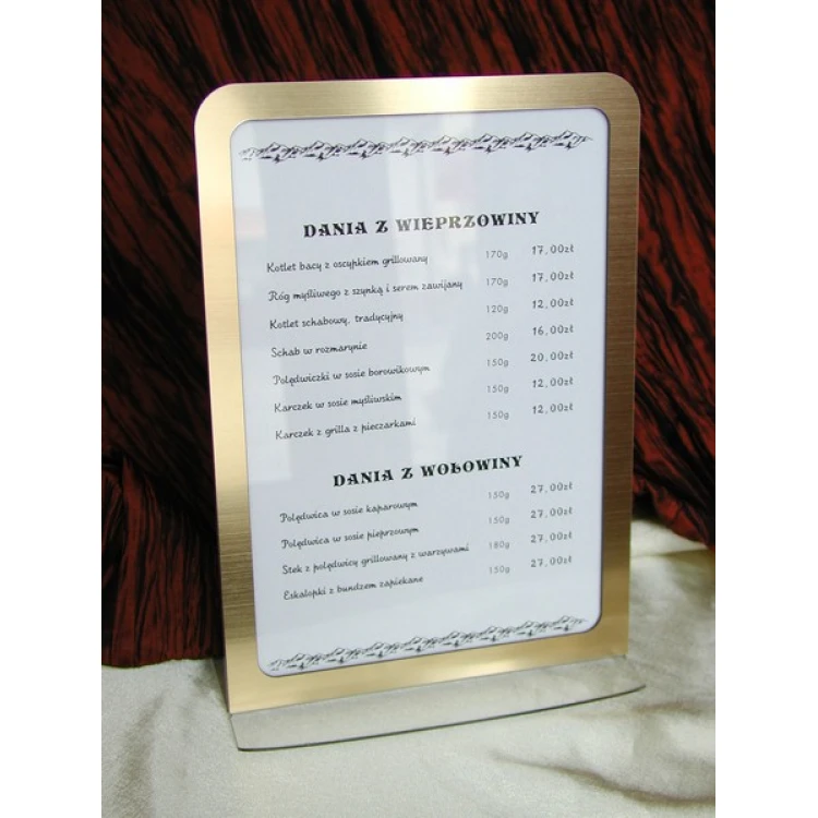 Prezenter Exclusive - A4 - transparentna plexi PR004