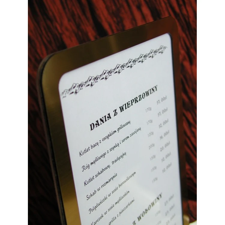 Prezenter Exclusive - A4 - transparentna plexi PR004