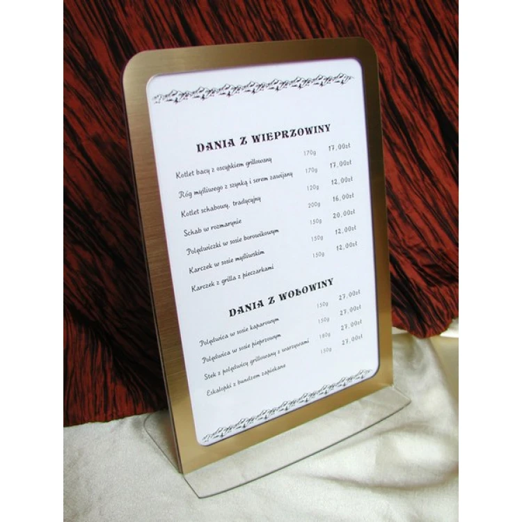 Prezenter Exclusive - A4 - transparentna plexi PR004