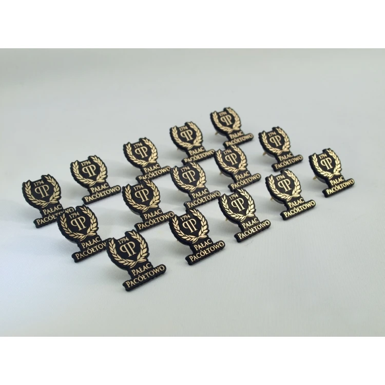 Przypinki/Pinsy mini z Twoim logo - grawer laserem - PS011