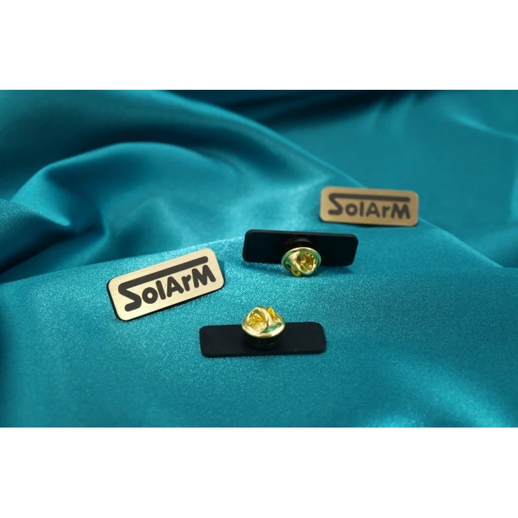 Przypinki/Pinsy mini z Twoim logo - grawer laserem - PS011
