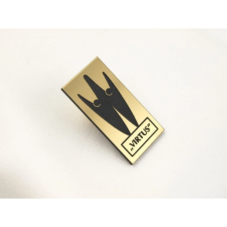 Przypinki/Pinsy mini z Twoim logo - grawer laserem - PS011