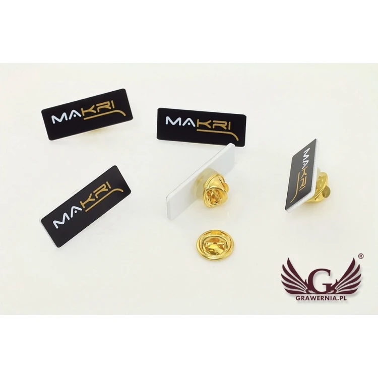 Przypinki/Pinsy mini z Twoim logo - kolorowy druk UV - PS009