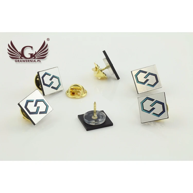Przypinki/Pinsy mini z Twoim logo - kolorowy druk UV - PS010