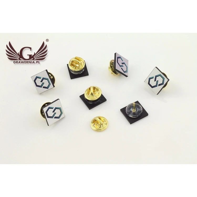 Przypinki/Pinsy mini z Twoim logo - kolorowy druk UV - PS010