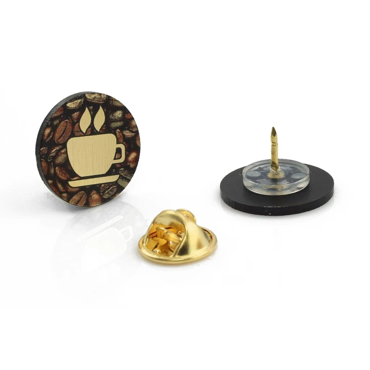 Przypinki/Pinsy mini z Twoim logo - kolorowy druk UV - śr.19mm - PS013