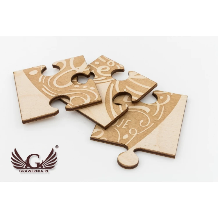 Puzzle Walentynkowe z drewna - wyznanie miłości - walentynki PZD005