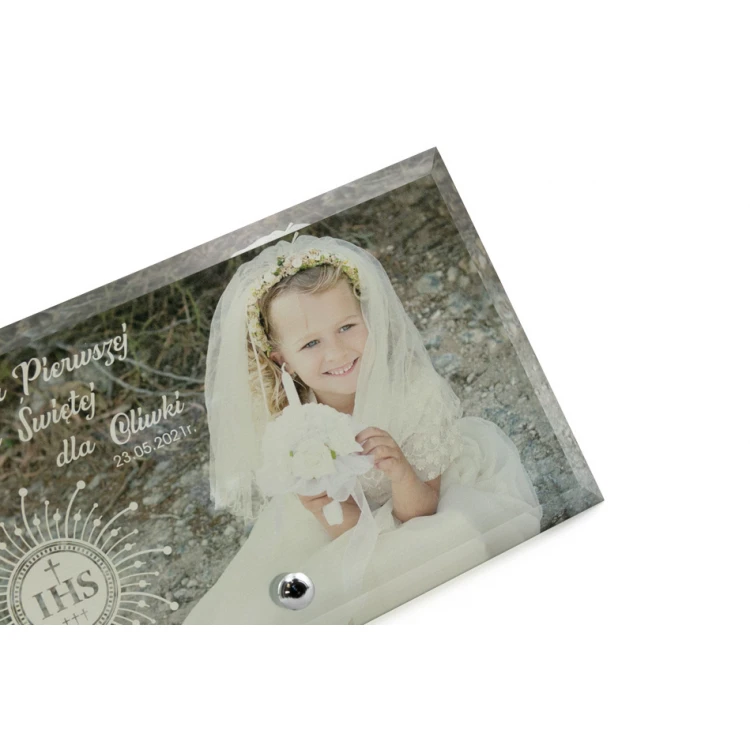 Ramka szklana - POZIOMA MAŁA - fotografia cyfrowy druk UV - 9,5x15,5cm - RSF001