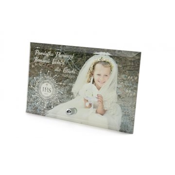 Ramka szklana - POZIOMA MAŁA - fotografia cyfrowy druk UV - 9,5x15,5cm - RSF001