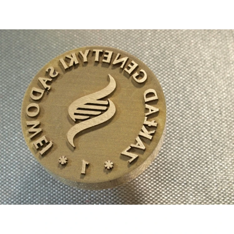 Referentka z mosiądzu - LOGO STEMPEL - średnica 20mm