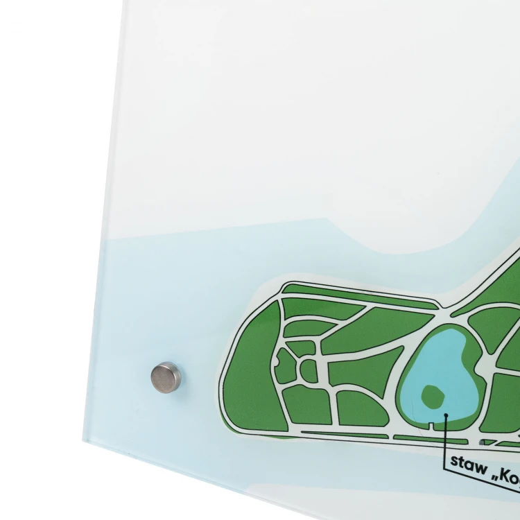 Regulamin - szyld z pleksi transparentnej gr. 5mm z nadrukiem UV - SZ180 - wym. 500x900mm 