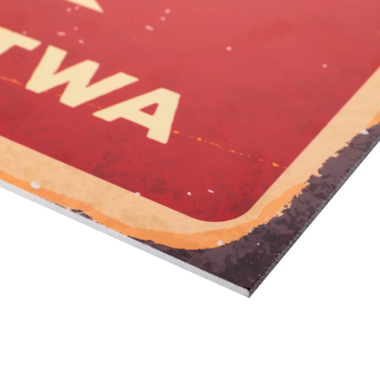 Retro tabliczka informacyjna wym. 315x420mm - Porządek w miejscu pracy - BHP195