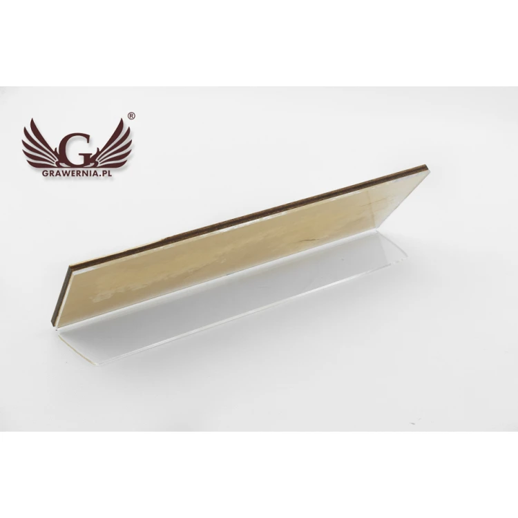 Rezerwacja - drewniane stojaki na stoliki 180x55mm - grawerowane laserem - REZ009