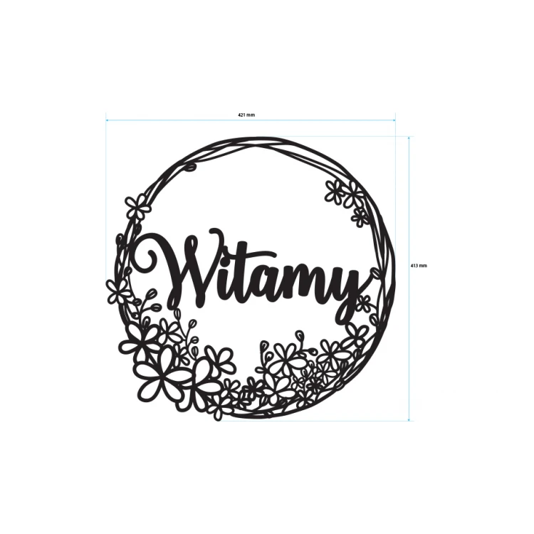 Rozeta dekoracyjna - witamy - ROZ007