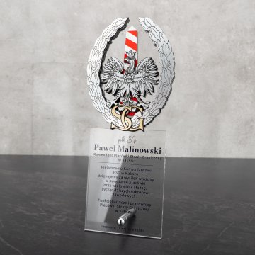Statuetka akrylowa dla pracownika Straży Granicznej - wys. 215mm - DTA091