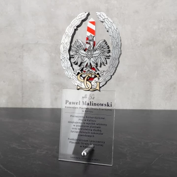 Statuetka akrylowa dla pracownika Straży Granicznej - wys. 215mm - DTA091