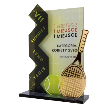 Statuetka sportowa Tenis - wys. 24,5 cm - DTA166