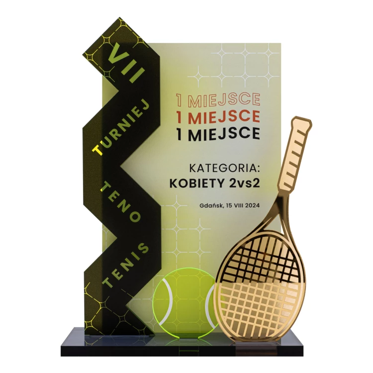 Statuetka sportowa Tenis - wys. 24,5 cm - DTA166