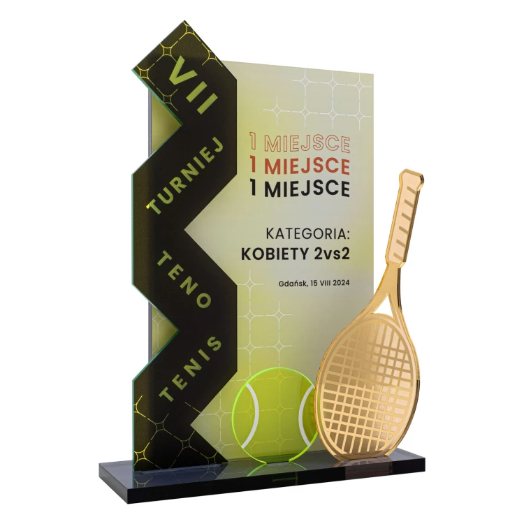 Statuetka sportowa Tenis - wys. 24,5 cm - DTA166
