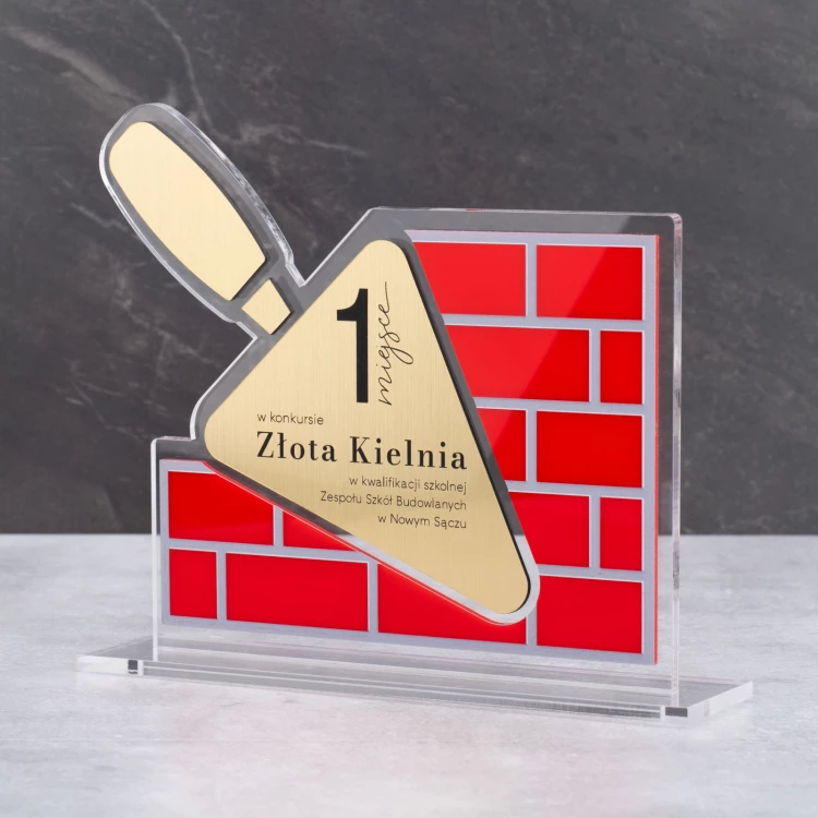 Statuetka akrylowa - nagroda za udział w konkursie - DTA098
